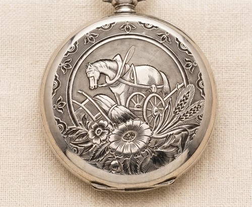 Orologio taschino argento - orologio,